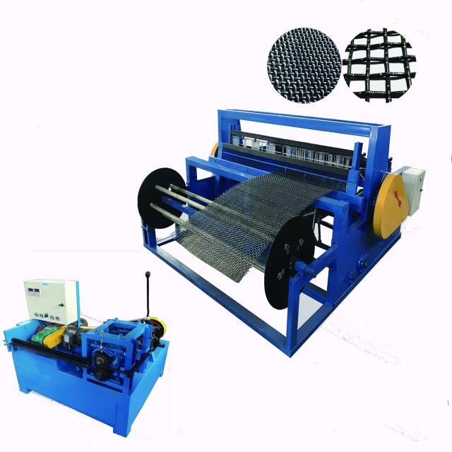 2-6mm Semi Automatic Crimped wire mesh machine